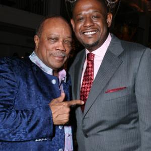 Forest Whitaker and Quincy Jones