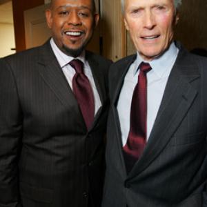 Clint Eastwood and Forest Whitaker