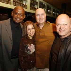 Forest Whitaker Michael Chiklis Shawn Ryan and Cathy Cahlin Ryan at event of Skydas 2002