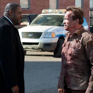 Still of Arnold Schwarzenegger and Forest Whitaker in Paskutine tvirtove (2013)