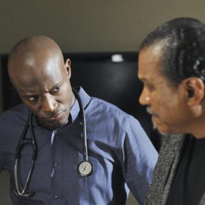 Still of Billy Dee Williams and Taye Diggs in Private Practice 2007