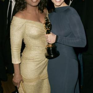 Oprah Winfrey and Hilary Swank