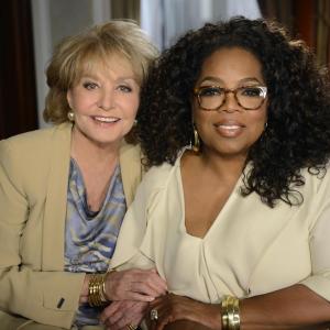 Still of Oprah Winfrey and Barbara Walters in The Barbara Walters Special 1976
