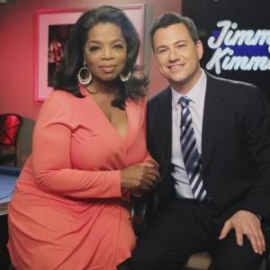 Still of Oprah Winfrey and Jimmy Kimmel in Jimmy Kimmel Live! (2003)