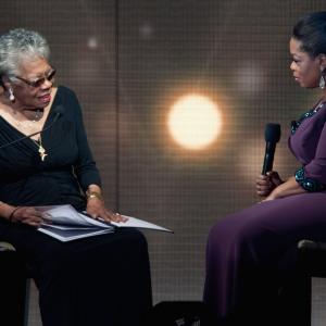 Oprah Winfrey and Maya Angelou