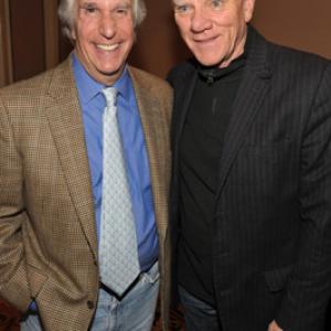 Malcolm McDowell and Henry Winkler