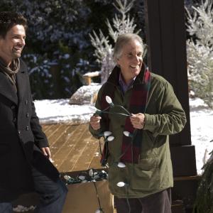 Still of Henry Winkler and Warren Christie in The Most Wonderful Time of the Year 2008