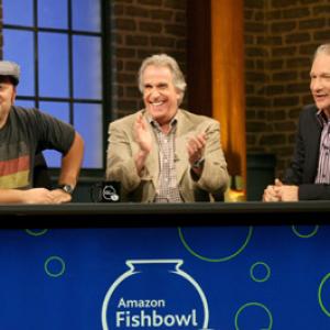Henry Winkler Bill Maher and Frank Coraci at event of Amazon Fishbowl with Bill Maher 2006