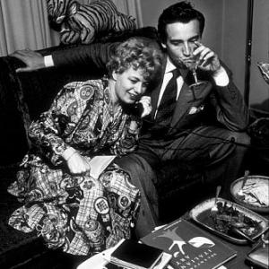 Shelley Winters and her husband, Vittorio Gassman, in Hollywood, CA, 1952.