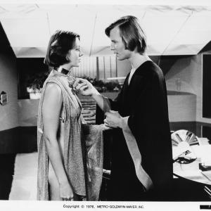 Still of Jenny Agutter and Michael York in Logan's Run (1976)