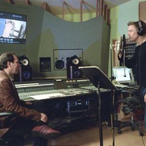 Hans Zimmer and Bryan Adams in Simarono zirgas 2002