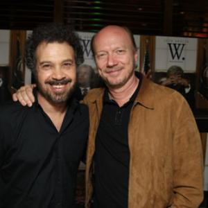 Edward Zwick and Paul Haggis at event of W. (2008)