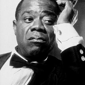 Louis Armstrong on the set of High Society MGM 1956