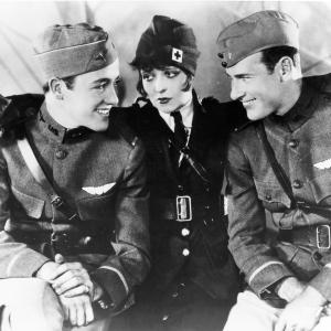Still of Clara Bow Richard Arlen and Charles Buddy Rogers in Wings 1927