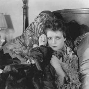 Clara Bow recuperating from illness during the filming of 