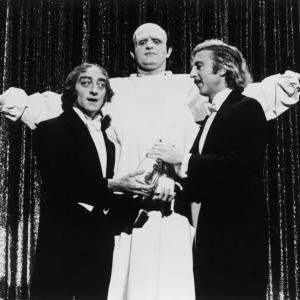 Still of Gene Wilder Marty Feldman and Peter Boyle in Young Frankenstein 1974