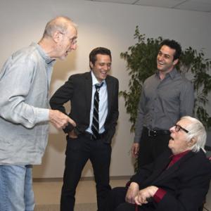 Ray Bradbury James Cromwell Seamus Dever and Jeff Canatta at the Writers Guild of America West office in Los Angeles for a discussion panel event