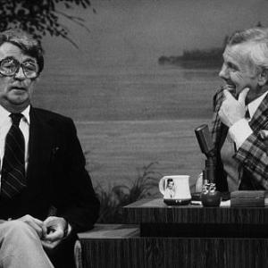 Johnny Carson and Robert Mitchum on The Tonight Show NBC 1978
