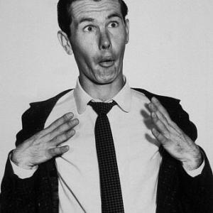 Johnny Carson impersonating Red Skelton, 1954.
