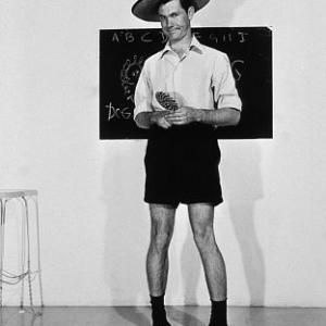 Johnny Carson as a school boy 1953