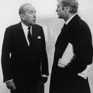 Still of Michael Caine and Noel Coward in The Italian Job (1969)