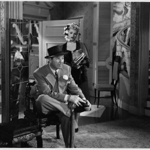 Still of Broderick Crawford and Judy Holliday in Born Yesterday 1950