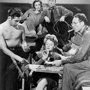 Still of Tallulah Bankhead Hume Cronyn Mary Anderson John Hodiak and Henry Hull in Lifeboat 1944