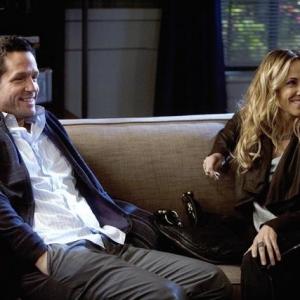Still of Sheryl Crow and Josh Hopkins in Cougar Town 2009
