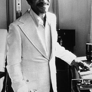 Sammy Davis, Jr. in Los Angeles, 1975. Modern silver gelatin, 11.75x7.25, mounted on 16x12.5 board, signed. $600 © 1978 Ulvis Alberts MPTV