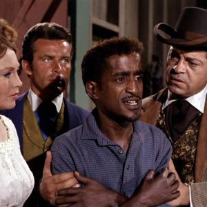 Still of Robert Conrad, Sammy Davis Jr., Hazel Court and Ross Martin in The Wild Wild West (1965)
