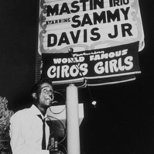 Sammy Davis Jr at Ciros Nightclub 1957
