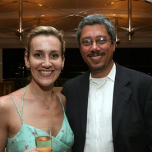 Dean Devlin and Rachel Olschan at event of Flyboys (2006)