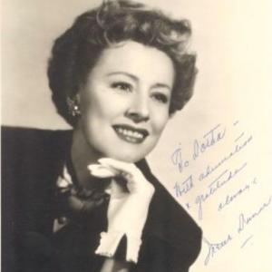 Irene Dunne with hair by Dotha Hippe.