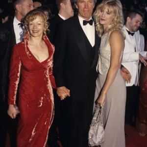 Clint Eastwood with Frances Fisher and Alison Eastwood at The 66th Annual Academy Awards