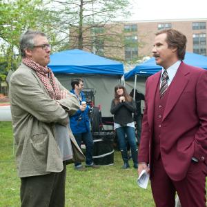Still of Will Ferrell and Adam McKay in Anchorman 2 The Legend Continues 2013