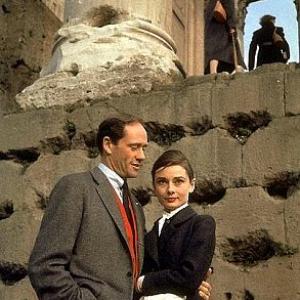 33-1125 Audrey Hepburn and husband Mel Ferrer C. 1958