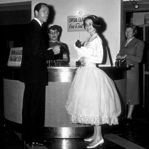 Audrey Hepburn and Mel Ferrer in Los Angeles CA 1957