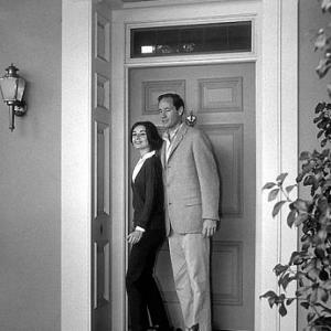 33-1063 Audrey Hepburn and Mel Ferrer at their home in Los Angeles, CA