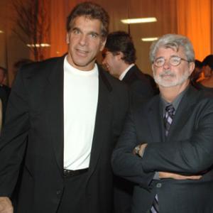 George Lucas and Lou Ferrigno