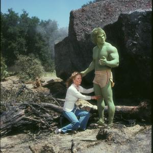 Still of Lou Ferrigno and Laurie Prange in The Incredible Hulk 1978