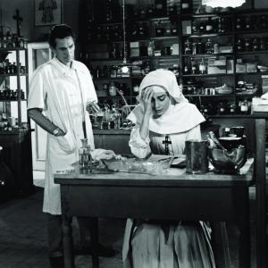 Still of Audrey Hepburn and Peter Finch in The Nuns Story 1959