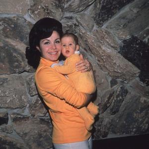 Annette Funicello with her daughter At home 1966