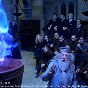 Still of Michael Gambon in Haris Poteris ir ugnies taure (2005)