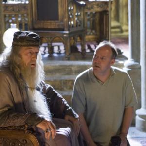 Michael Gambon and David Yates in Haris Poteris ir Fenikso brolija 2007