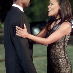 Still of Chris Rock and Robin Givens in Head of State 2003