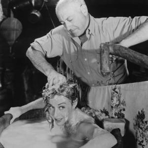 Still of Cecil B DeMille and Paulette Goddard in Unconquered 1947