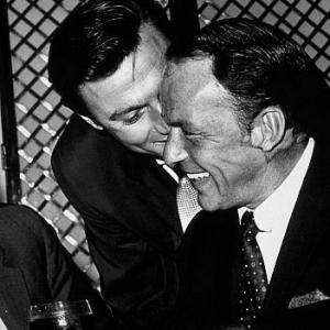 Frank Sinatra and Laurence Harvey c1962  1978 Ted Allan