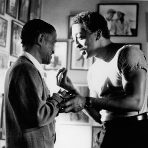 Still of Sammy Davis Jr. and Gregory Hines in Tap (1989)