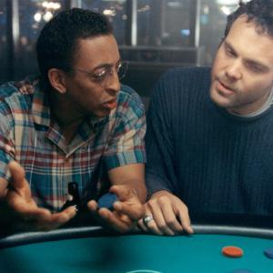 Still of Vincent D'Onofrio and Gregory Hines in Good Luck (1996)
