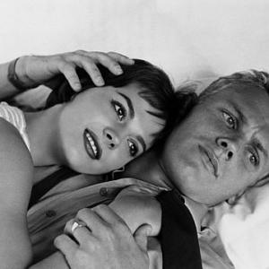 Natalie Wood with Tab Hunter in The Girl He Left Behind 1956